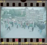 Valrörelse i Stockholm 1998.