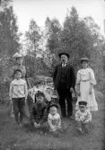 Familjen Fredrik Nordahl, Såg Anna och Fredrik, barnen Viktor, Fredrik, Fridolf, Gottfrid, Anna