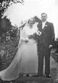 Brudpar Fritz och Astrid Johansson