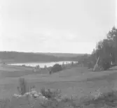 Rättvik, Nittsjö, Sätra i bakgrunden. 1917.