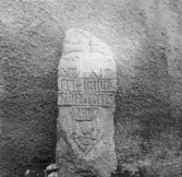 Rättvik. Munkstenen vid Rättviks kyrka. 1918.
