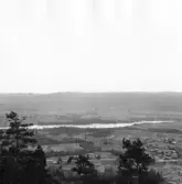 Gagnef. Från Djurmo klack. Utby hitom, Bäsna bortom älven. 1920.
