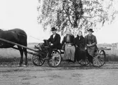 Gagnef. På långvagnen i Långgatan (Ryss Anders i Tjärna)